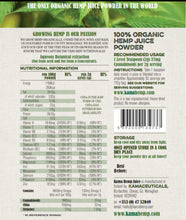Load image into Gallery viewer, 100% Organic Cold Pressed Irish Hemp Juice Powder Organic &amp; Natural | 1715mg CBDa
