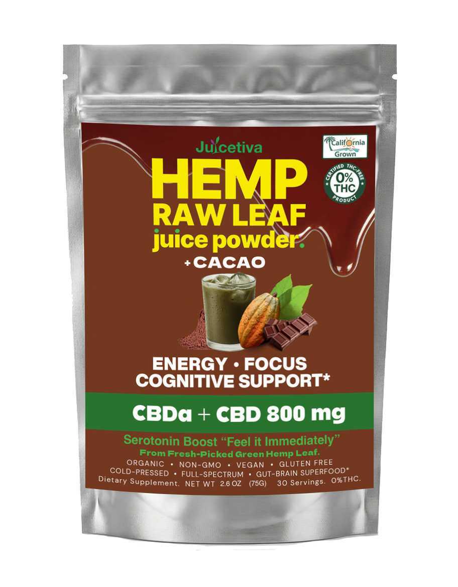 CacaoTiva hemp juice and cacao blend